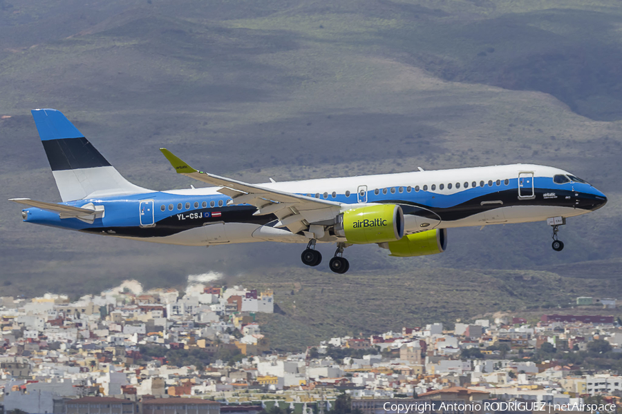 airBaltic Airbus A220-300 (YL-CSJ) | Photo 615785