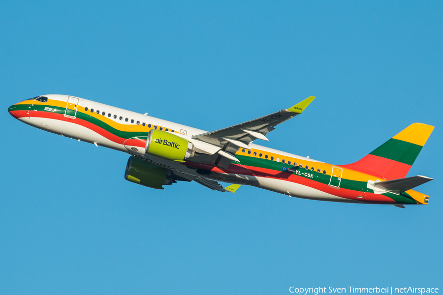 airBaltic Airbus A220-300 (YL-CSK) | Photo 365267