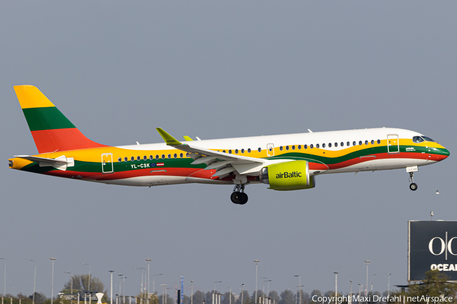 airBaltic Airbus A220-300 (YL-CSK) | Photo 505123