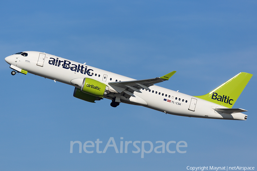 airBaltic Airbus A220-300 (YL-CSK) | Photo 298890