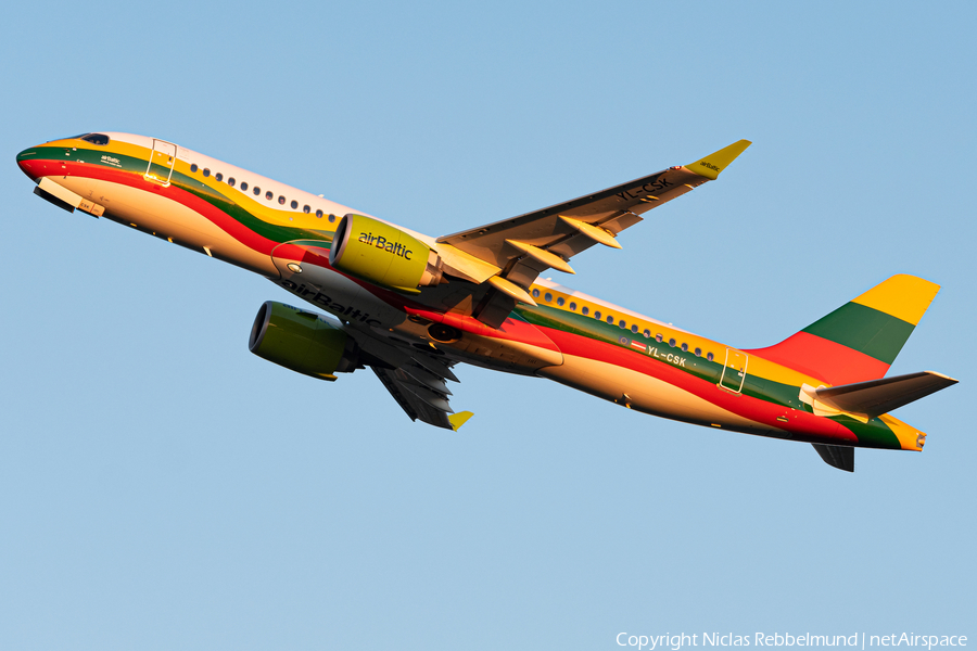 airBaltic Airbus A220-300 (YL-CSK) | Photo 363734