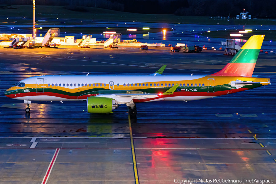 airBaltic Airbus A220-300 (YL-CSK) | Photo 363735
