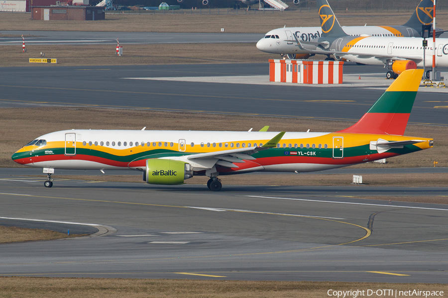 airBaltic Airbus A220-300 (YL-CSK) | Photo 434485