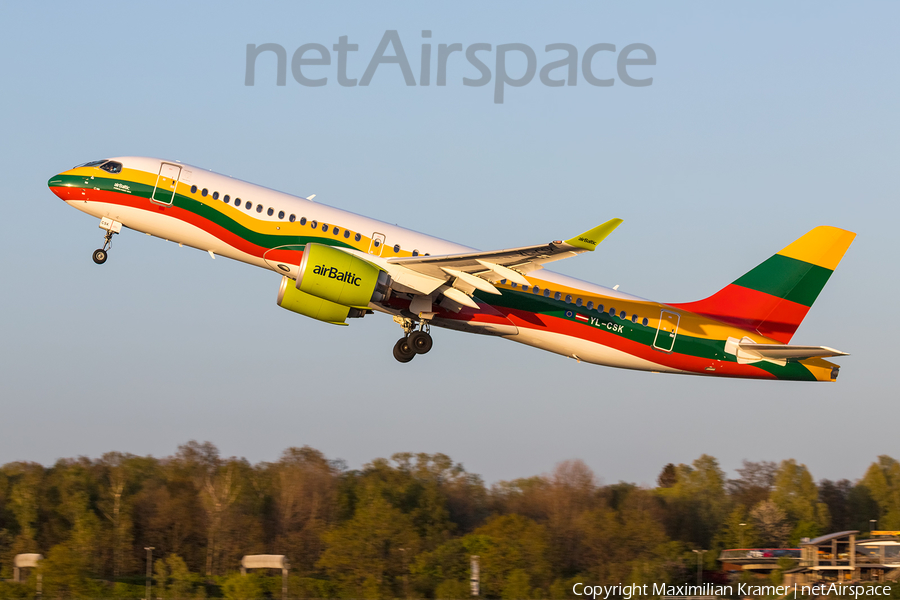 airBaltic Airbus A220-300 (YL-CSK) | Photo 521399