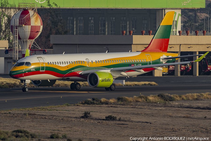 airBaltic Airbus A220-300 (YL-CSK) | Photo 619390
