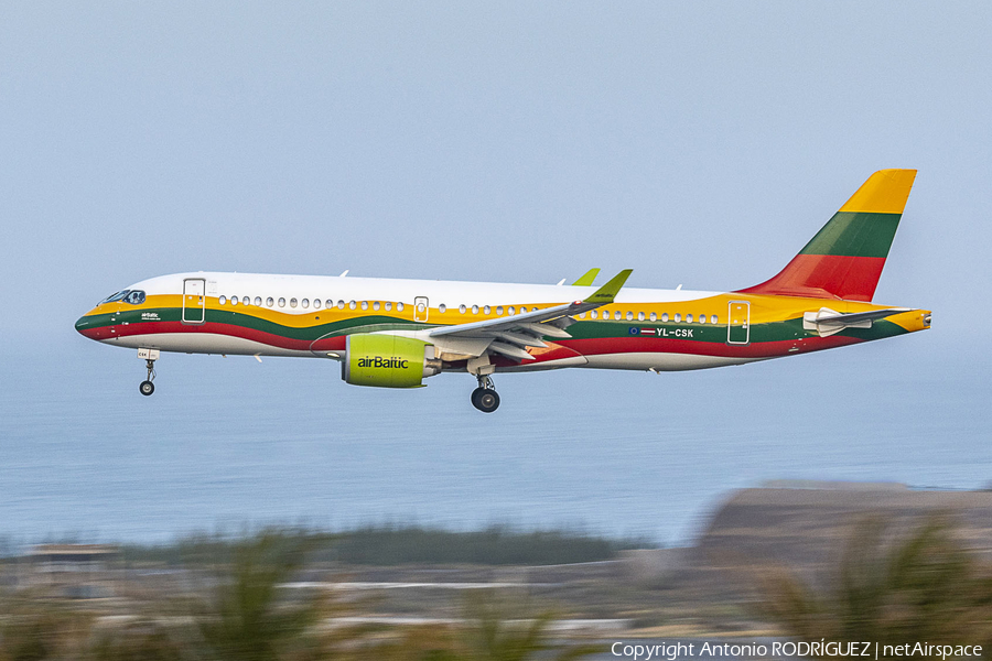 airBaltic Airbus A220-300 (YL-CSK) | Photo 619483
