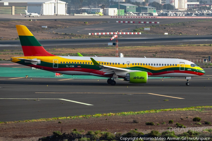 airBaltic Airbus A220-300 (YL-CSK) | Photo 623603