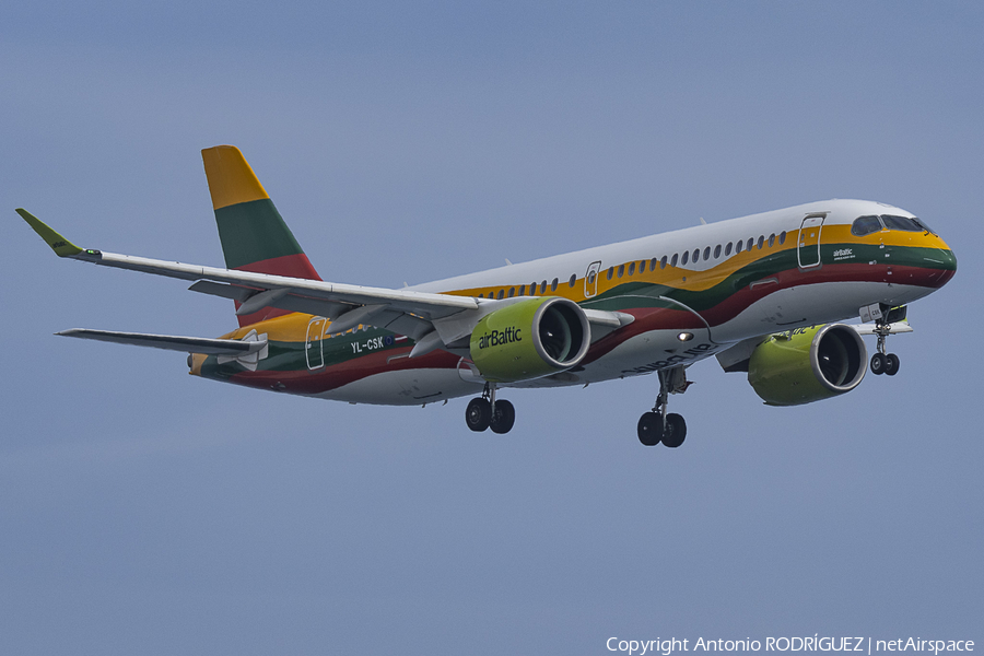 airBaltic Airbus A220-300 (YL-CSK) | Photo 654068