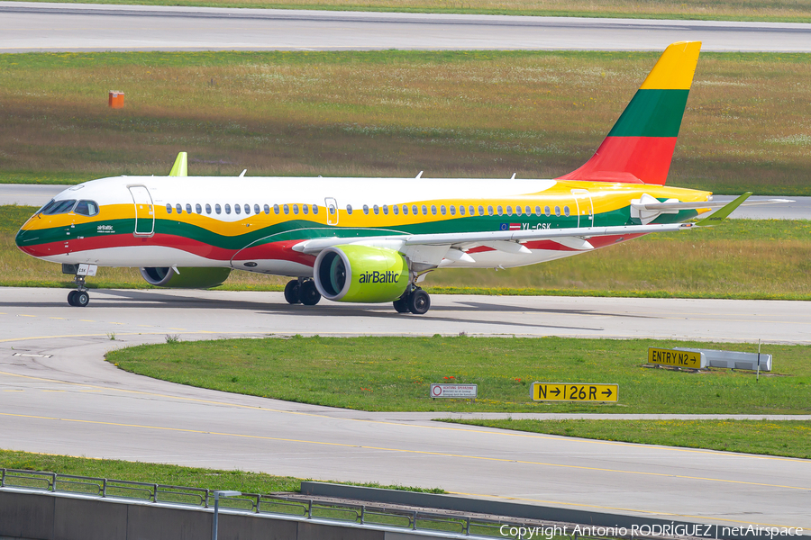 airBaltic Airbus A220-300 (YL-CSK) | Photo 553676