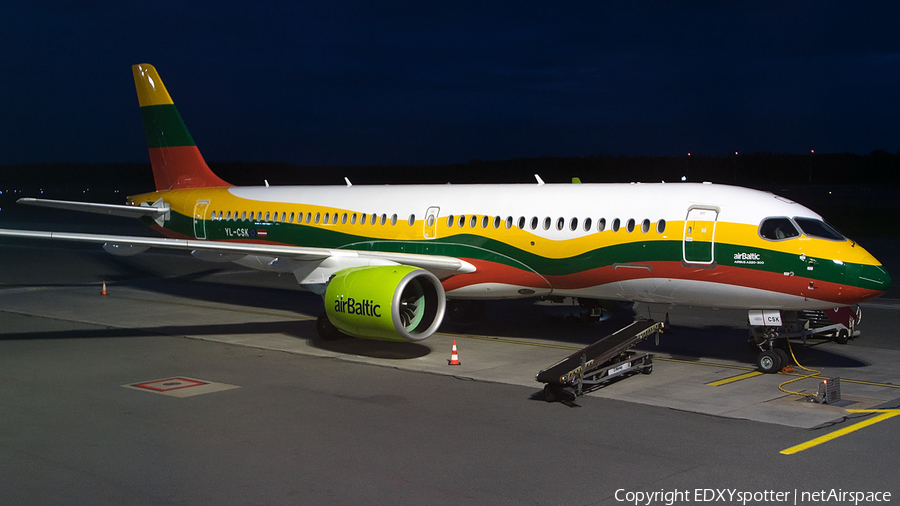 airBaltic Airbus A220-300 (YL-CSK) | Photo 395465