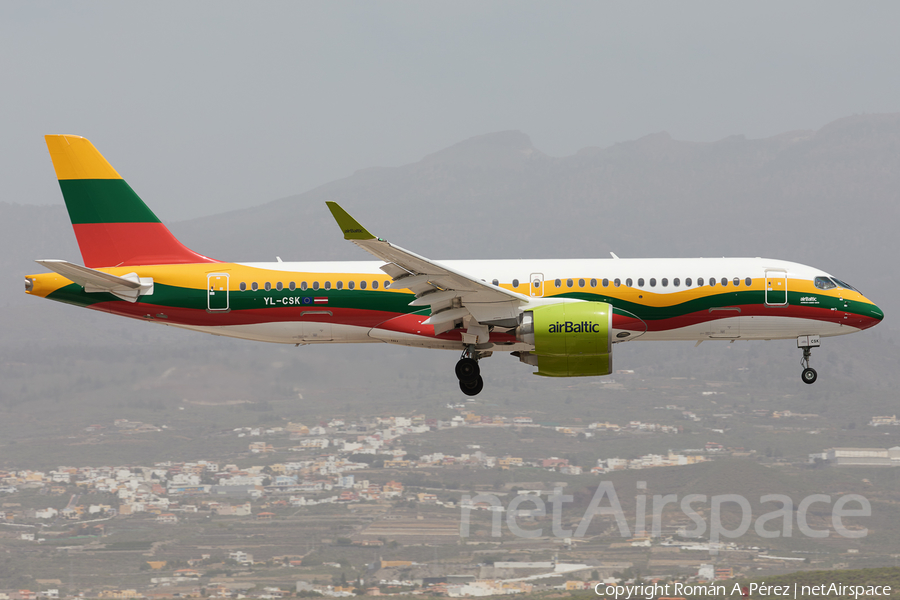 airBaltic Airbus A220-300 (YL-CSK) | Photo 503966