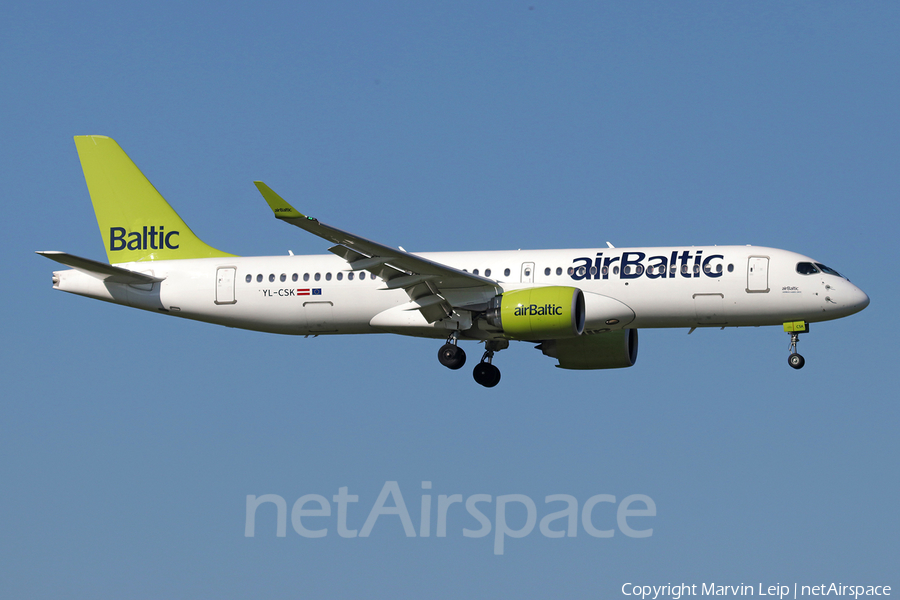 airBaltic Airbus A220-300 (YL-CSK) | Photo 553713