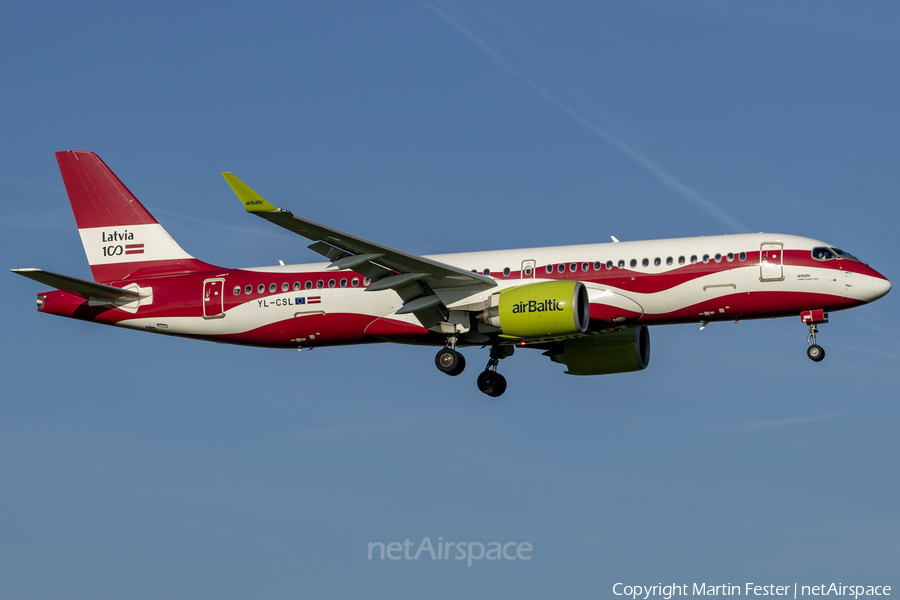 airBaltic Airbus A220-300 (YL-CSL) | Photo 488438