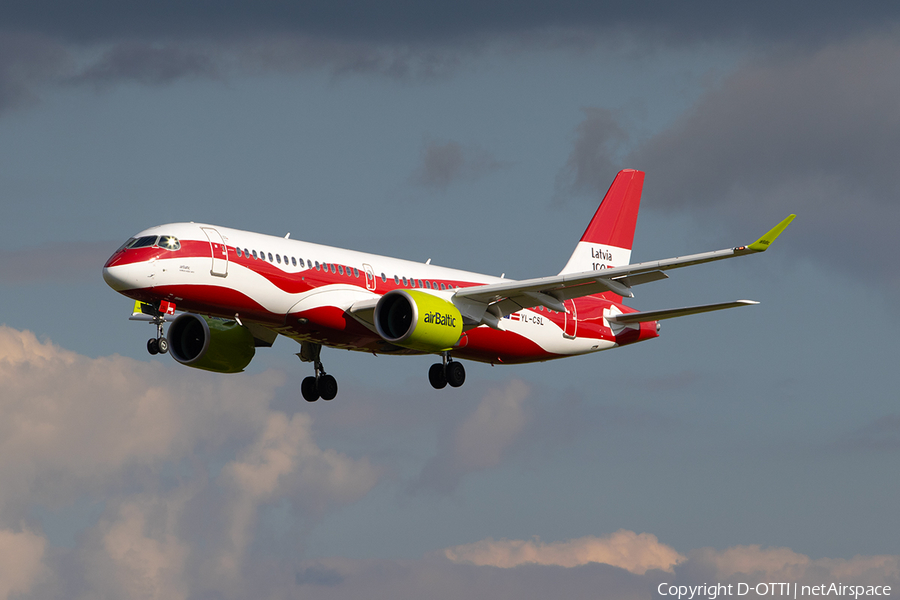airBaltic Airbus A220-300 (YL-CSL) | Photo 321226