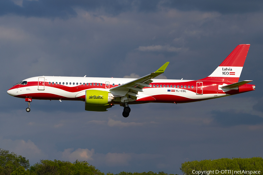 airBaltic Airbus A220-300 (YL-CSL) | Photo 321227