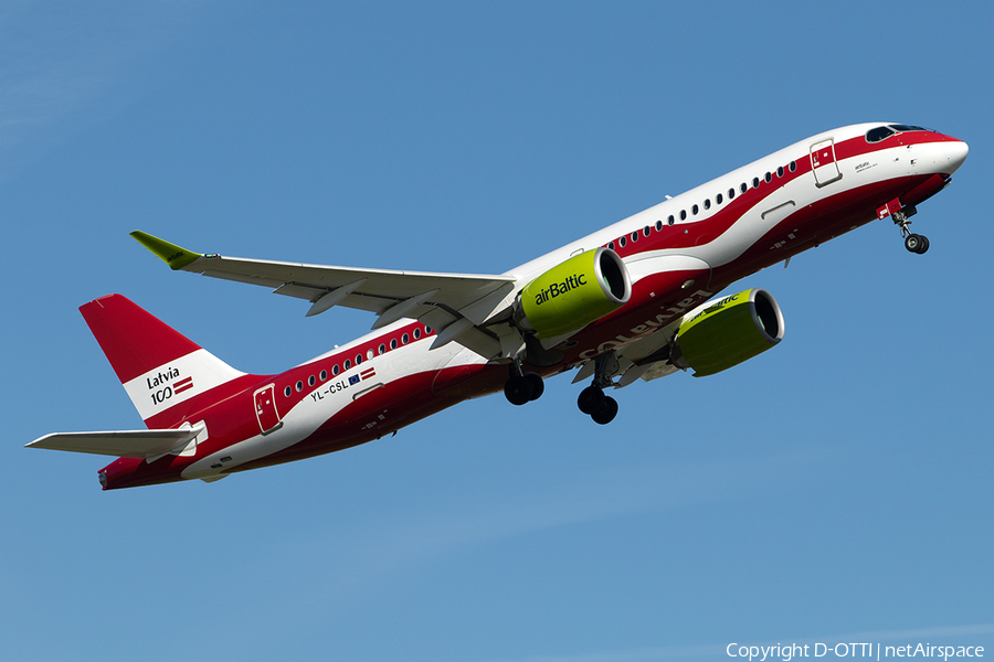airBaltic Airbus A220-300 (YL-CSL) | Photo 322074