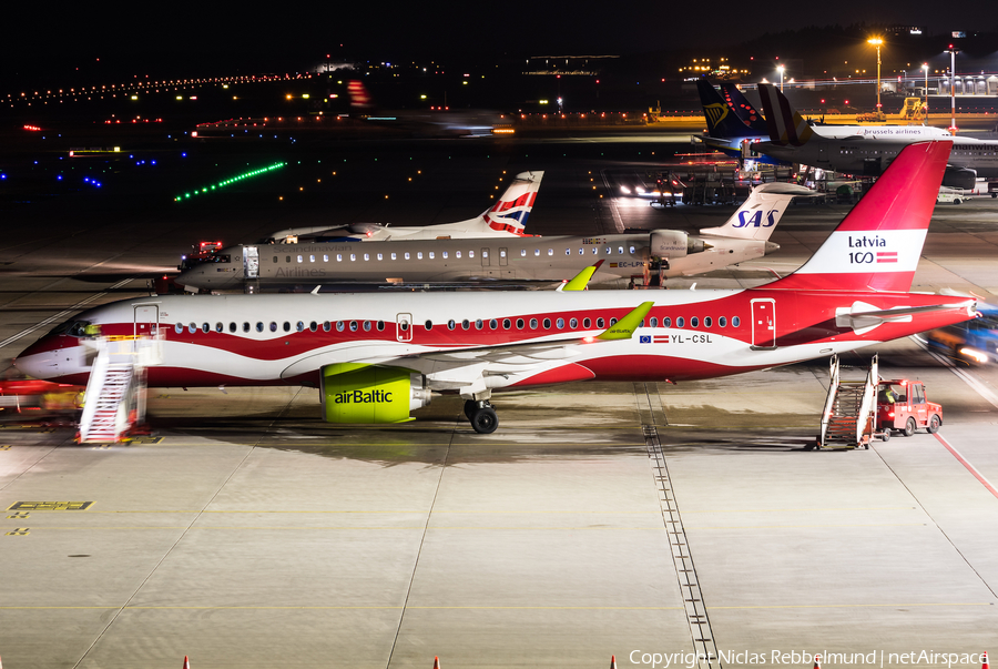 airBaltic Airbus A220-300 (YL-CSL) | Photo 297101