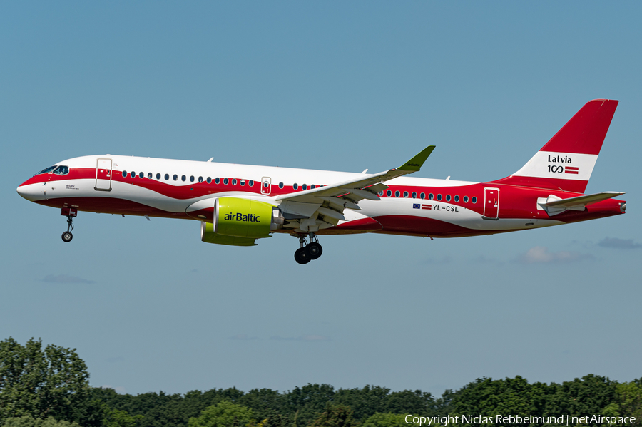 airBaltic Airbus A220-300 (YL-CSL) | Photo 391282