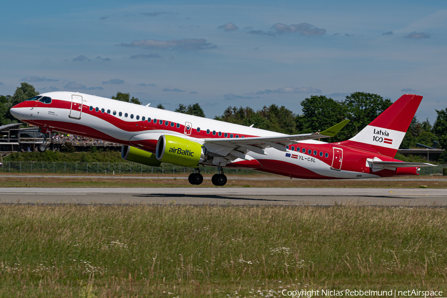 airBaltic Airbus A220-300 (YL-CSL) | Photo 391286