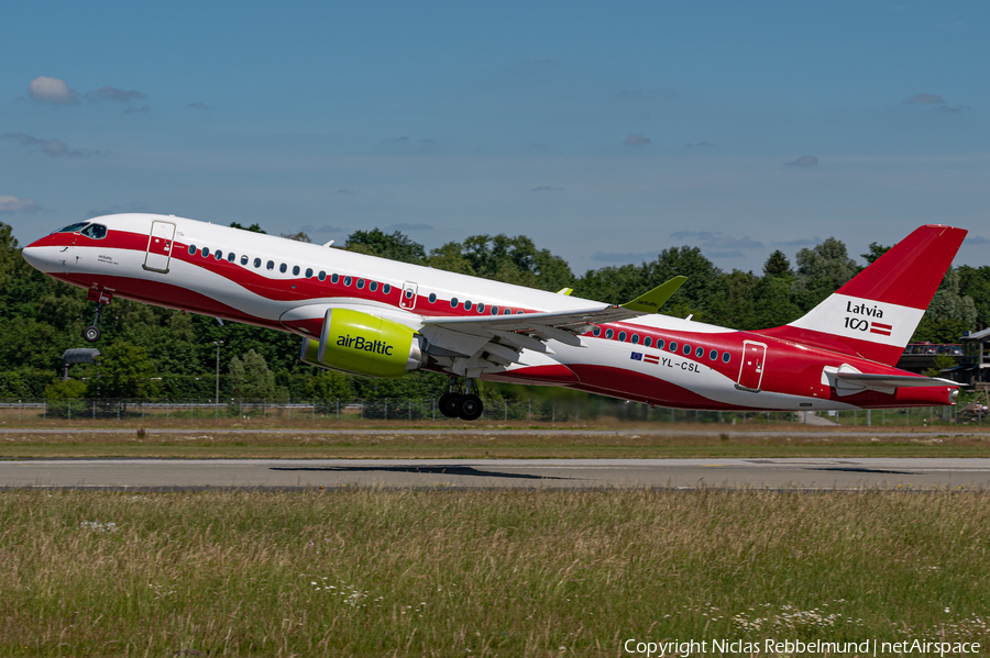 airBaltic Airbus A220-300 (YL-CSL) | Photo 391287