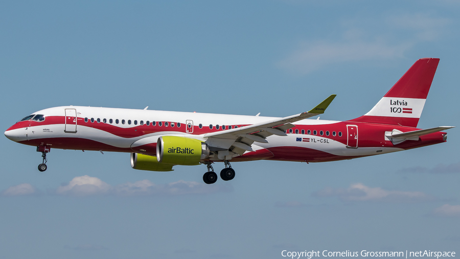 airBaltic Airbus A220-300 (YL-CSL) | Photo 391291