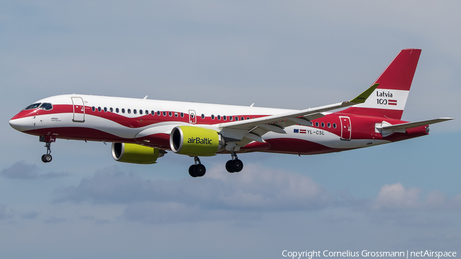 airBaltic Airbus A220-300 (YL-CSL) | Photo 391294