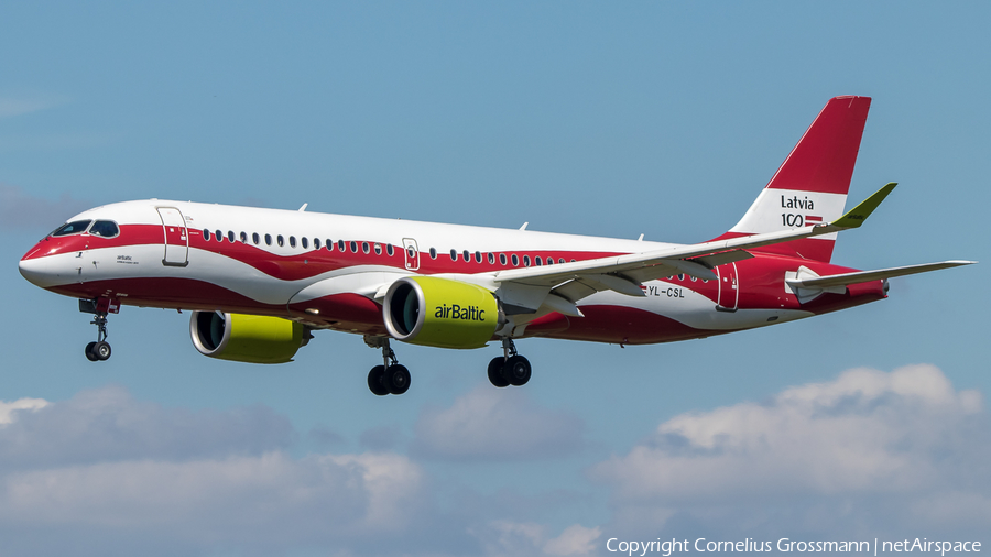 airBaltic Airbus A220-300 (YL-CSL) | Photo 391296