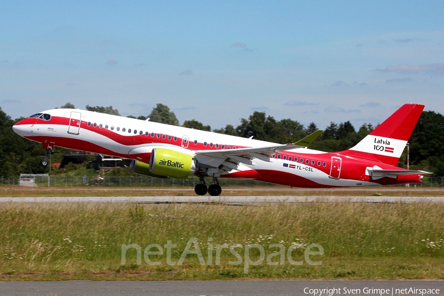 airBaltic Airbus A220-300 (YL-CSL) | Photo 391310