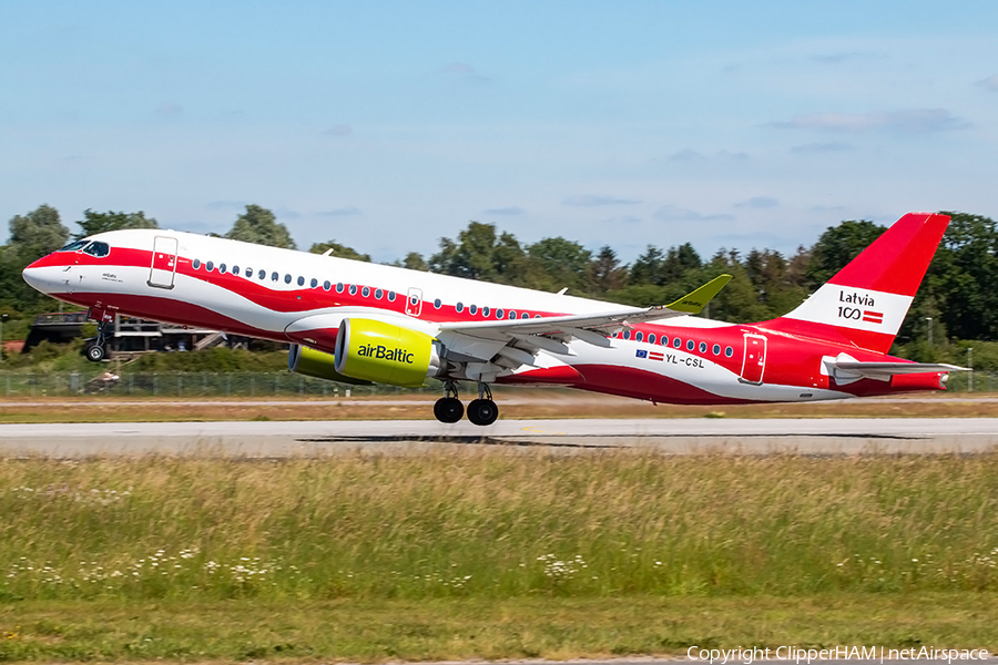 airBaltic Airbus A220-300 (YL-CSL) | Photo 391334