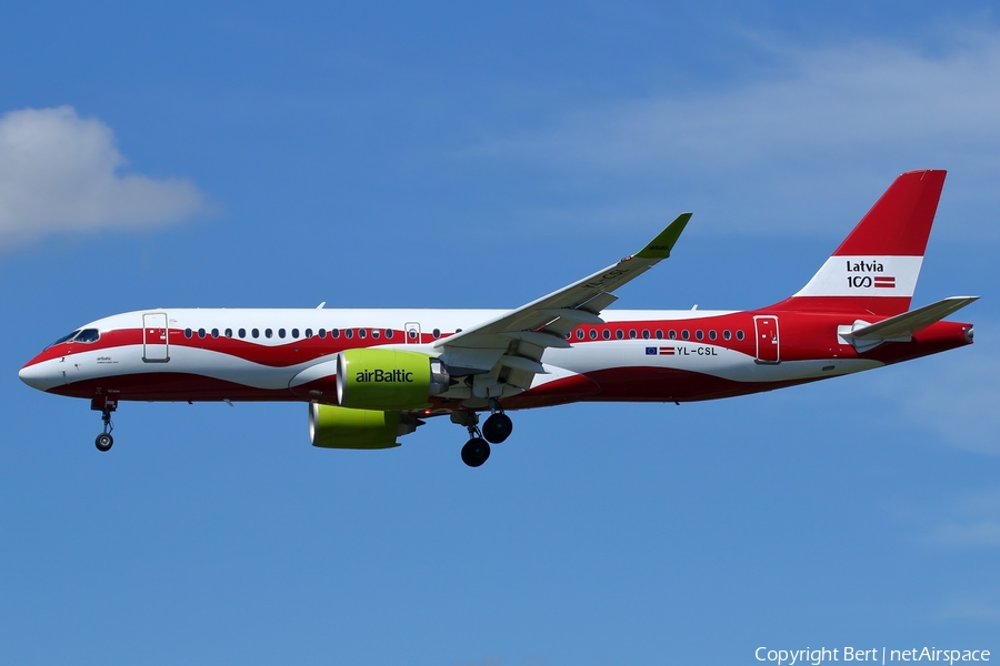 airBaltic Airbus A220-300 (YL-CSL) | Photo 391405