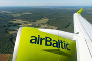 airBaltic Airbus A220-300 (YL-CSL) at  In Flight, Latvia