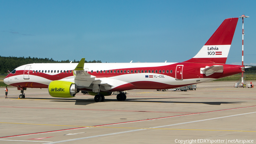 airBaltic Airbus A220-300 (YL-CSL) | Photo 395523
