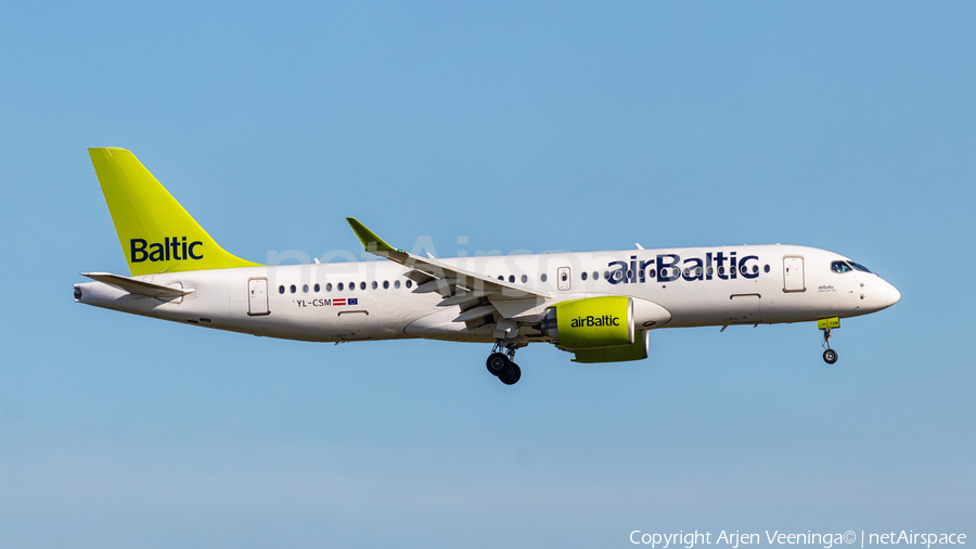 airBaltic Airbus A220-300 (YL-CSM) | Photo 482116