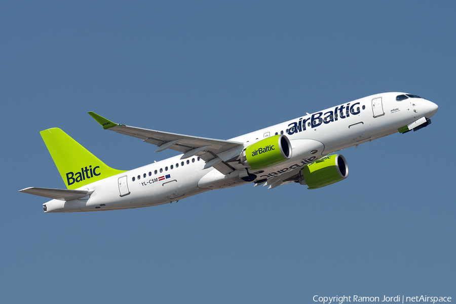 airBaltic Airbus A220-300 (YL-CSM) | Photo 310157