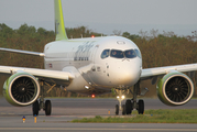 airBaltic Airbus A220-300 (YL-CSM) at  Luxembourg - Findel, Luxembourg