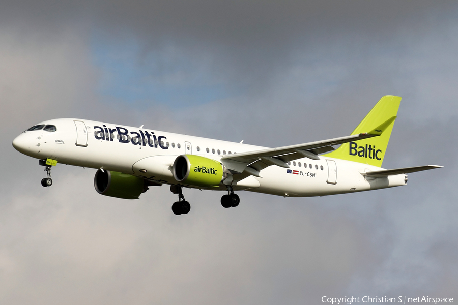 airBaltic Airbus A220-300 (YL-CSN) | Photo 391388