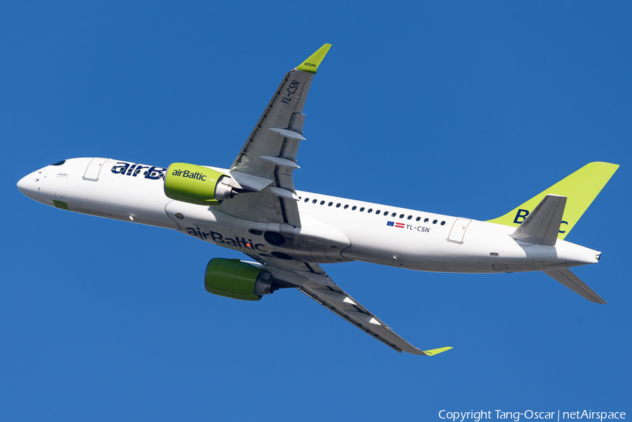 airBaltic Airbus A220-300 (YL-CSN) | Photo 546727