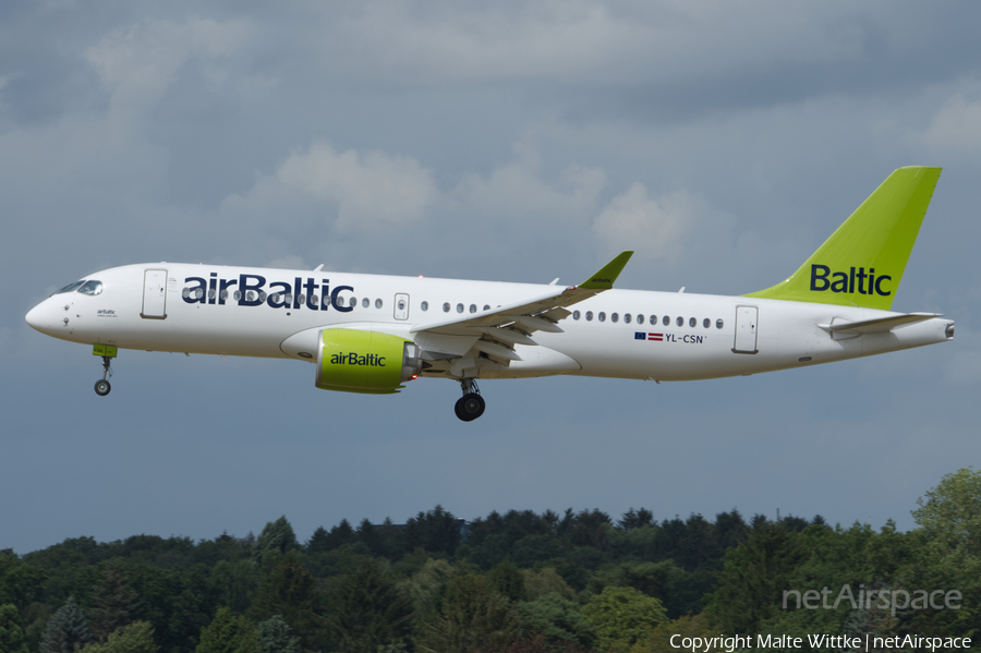 airBaltic Airbus A220-300 (YL-CSN) | Photo 399733