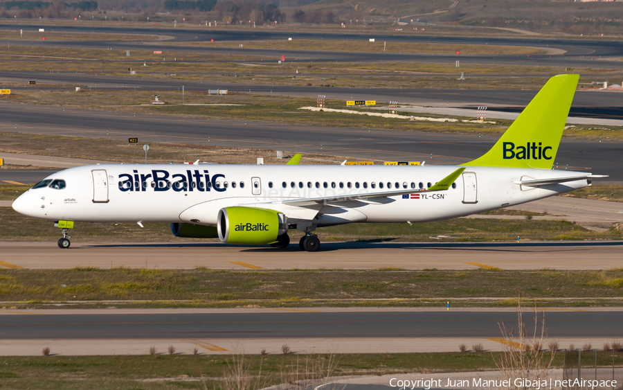 airBaltic Airbus A220-300 (YL-CSN) | Photo 367693