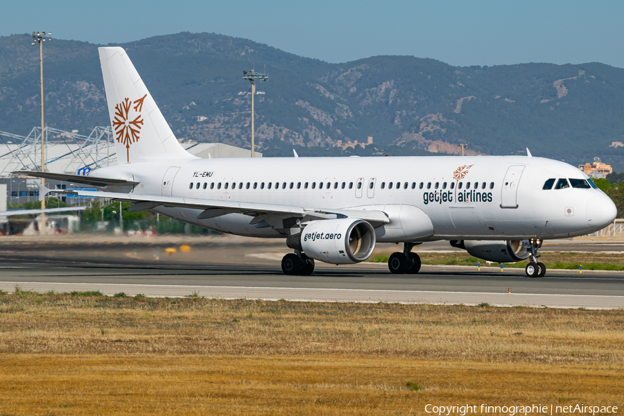 GetJet Airlines Latvia Airbus A320-214 (YL-EMU) | Photo 572136