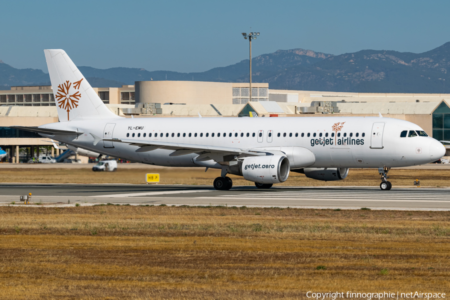 GetJet Airlines Latvia Airbus A320-214 (YL-EMU) | Photo 572137