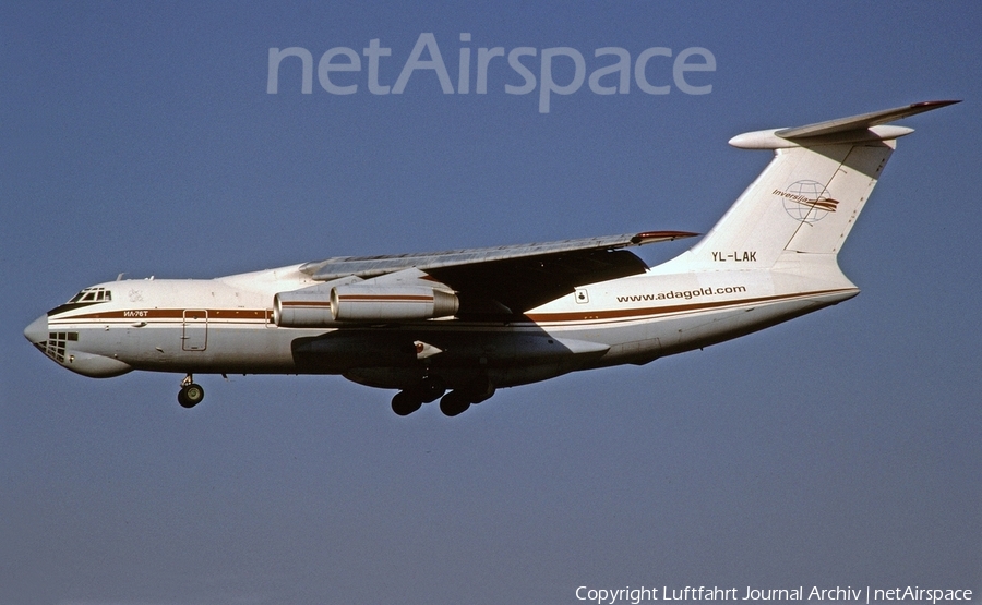 Inversija Ilyushin Il-76T (YL-LAK) | Photo 413043