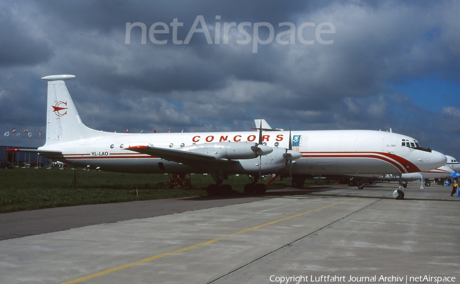 Concors Aircompany Ilyushin Il-18D (YL-LAO) | Photo 406923