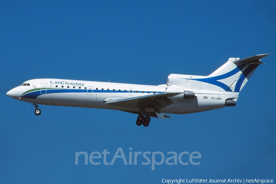 Lat Charter Airlines Yakovlev Yak-42D (YL-LBU) | Photo 396355