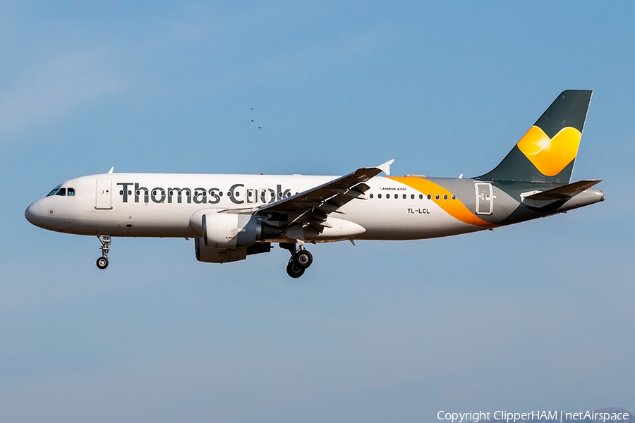 Thomas Cook Airlines (SmartLynx Airlines) Airbus A320-214 (YL-LCL) | Photo 267302