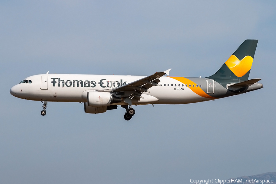 Thomas Cook Airlines (SmartLynx Airlines) Airbus A320-214 (YL-LCO) | Photo 267308