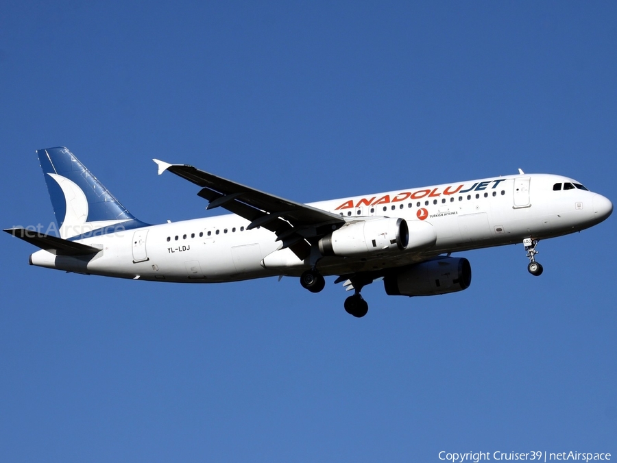 AnadoluJet (SmartLynx Airlines) Airbus A320-232 (YL-LDJ) | Photo 678833