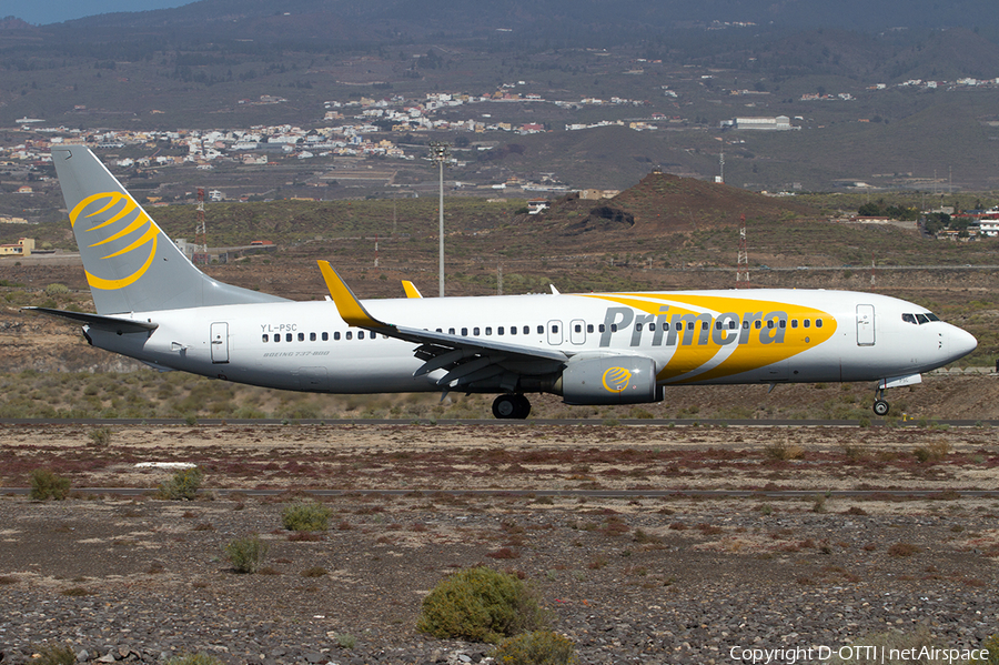 Primera Air Nordic Boeing 737-86N (YL-PSC) | Photo 479348