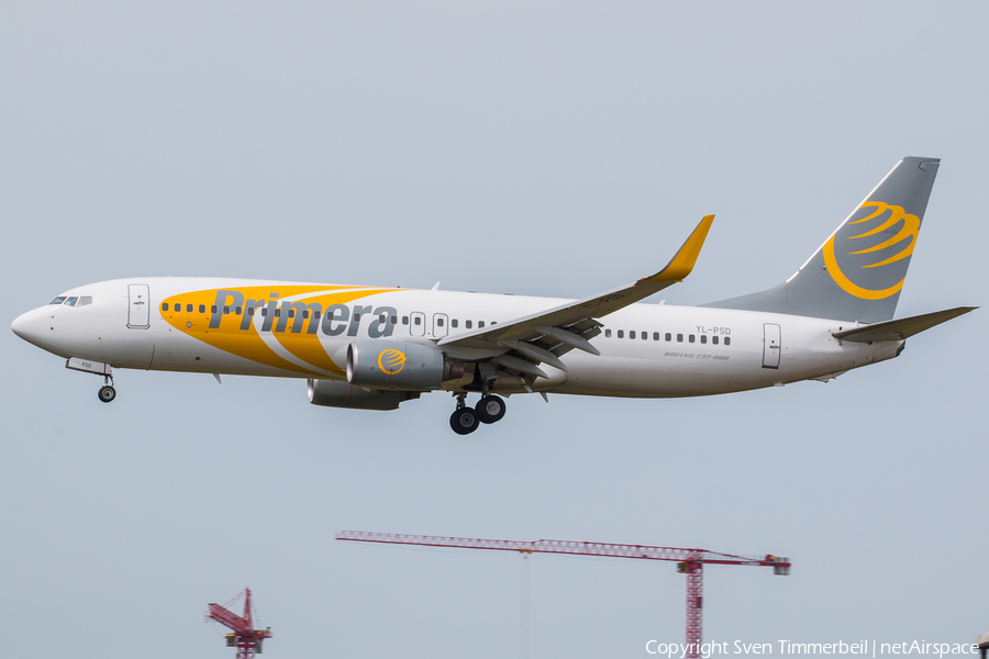 Primera Air Nordic Boeing 737-86N (YL-PSD) | Photo 246361