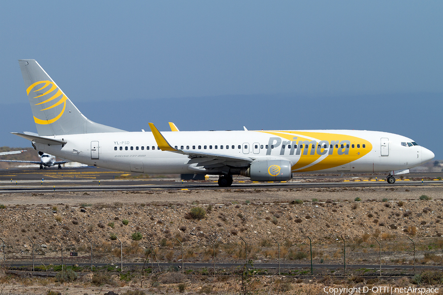 Primera Air Nordic Boeing 737-86N (YL-PSD) | Photo 479598